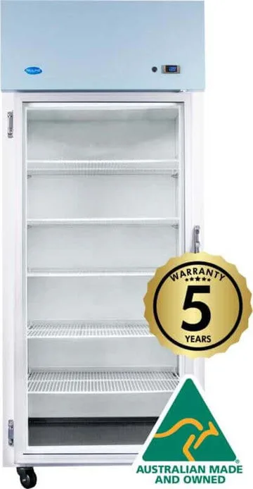 Nuline Refrigeration NLMS 400/1 Nlms 400 1 1 E Glass Door Top Mount Laboratory Spark Safe Fridge With Digital Control - 600 x 620 x 1915mm