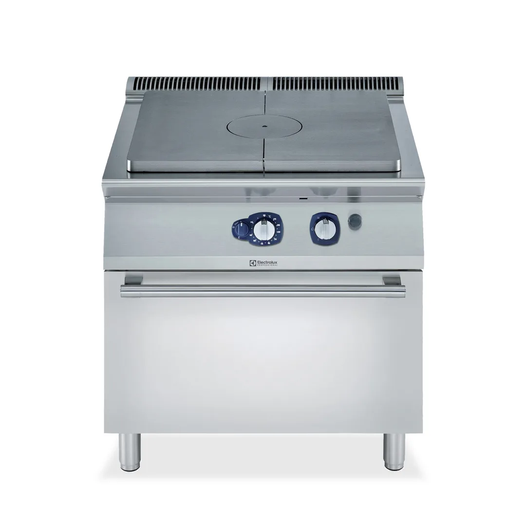 Electrolux Professional 371217 Modular Cooking Range Line 700Xp Gas Solid Top On Gas Oven - 800 x 700 x 850mm