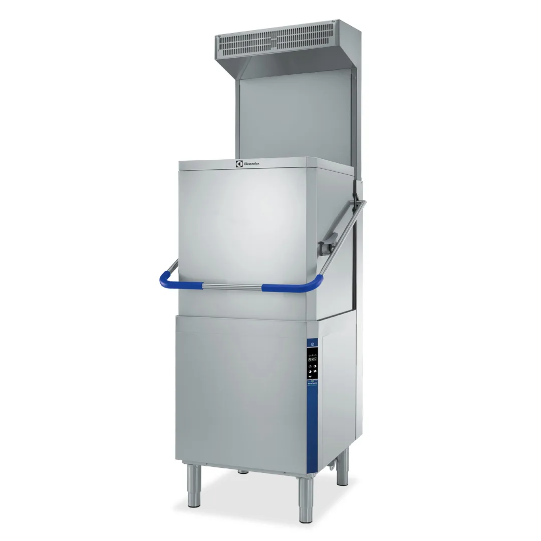 Electrolux Professional 504254 Warewashing Green Clean Hood Type Dishwasher Manual With Esd Zero Lime Device Filtering System - 880 x 740 x 1620mm