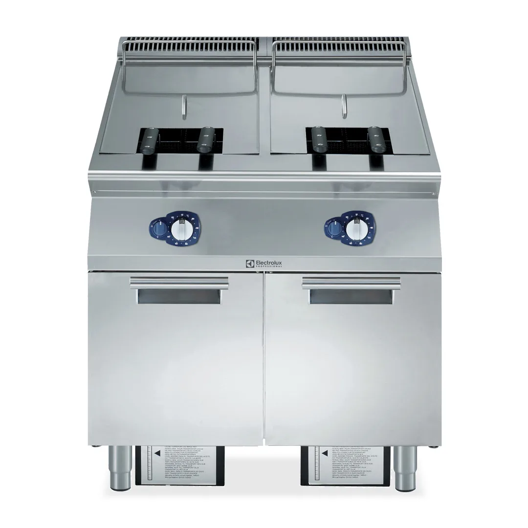 Electrolux Professional 391332 Modular Cooking Range Line 900Xp Two Wells Gas Fryer 23 Liter - 800 x 900 x 860mm