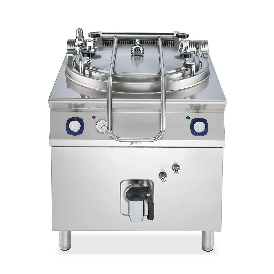 Electrolux Professional 391122 Modular Cooking Range Line 900Xp Electric Cylindrical Boiling Pan 150Lt Autoclave - 800 x 900 x 860mm
