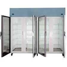 Nuline Refrigeration NLMDR 2170/4 Nlmdr 2170 4 4 E Glass Door Dual Laboratory Fridge With Digital Control - 2400 x 750 x 2100mm