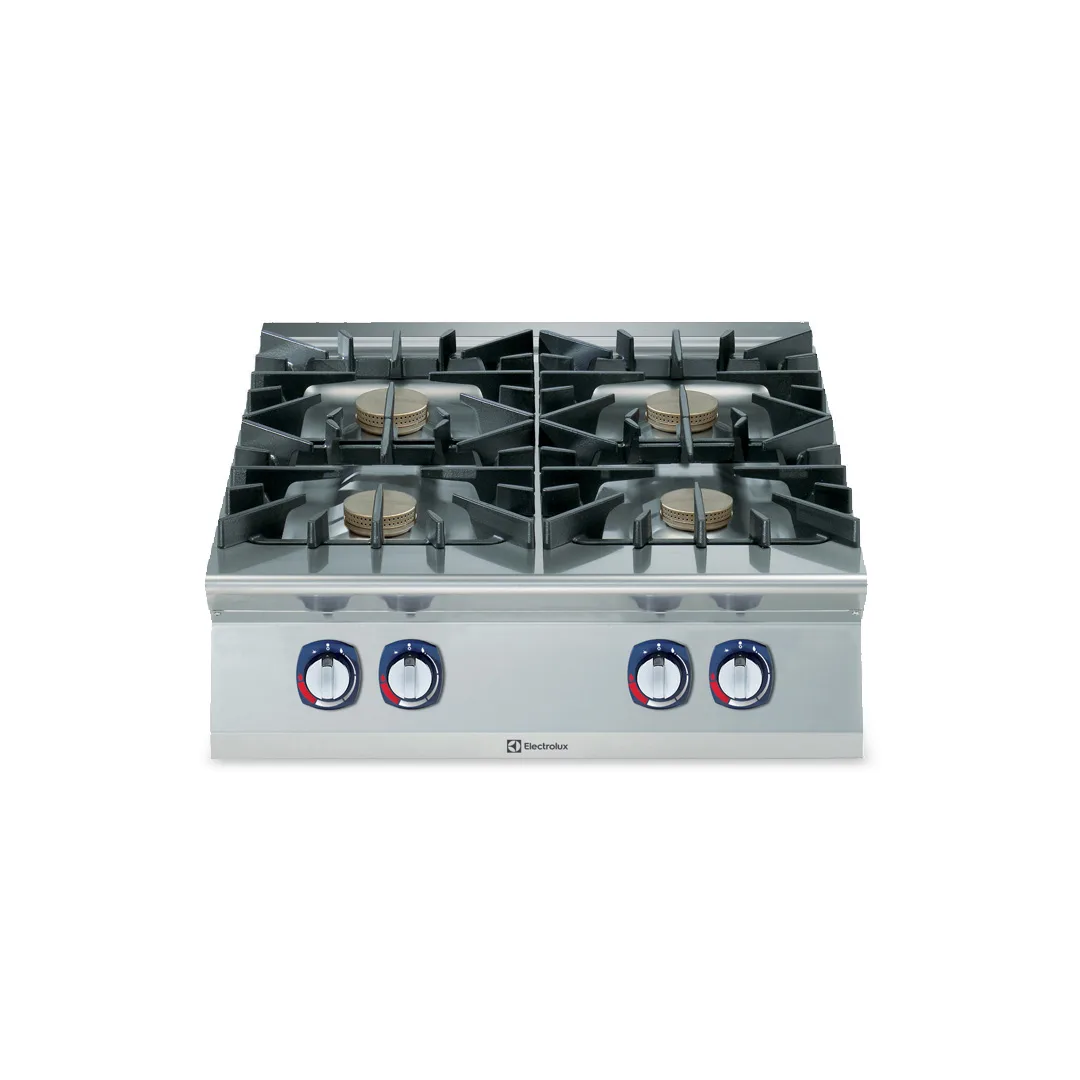Electrolux Professional 391003 Modular Cooking Range Line 900Xp 4 Burner Gas Boiling Top - 970 x 810 x 430mm