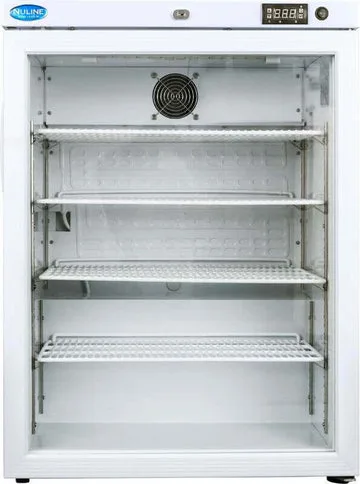 Nuline Refrigeration MLi125 1 Glass Door Under Counter Fan Forced Refrigerated Incubator With Digital Control - 595 x 610 x 840mm