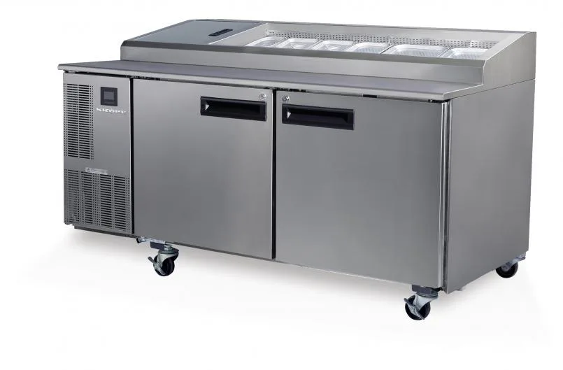 Skope PG500Pizza Pegasus Pg500 2 Door Pizza Counter Fridge 21 Pizza - 1750 x 830 x 900mm