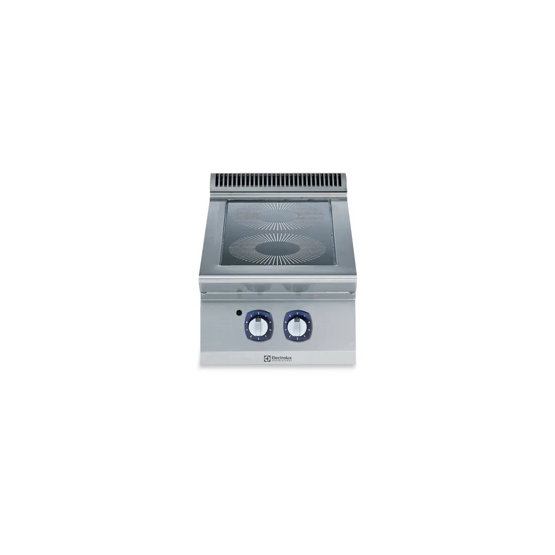Electrolux Professional 371024 Modular Cooking Range Line 700Xp 2 Hot Plate Electric Infrared Cooking Top Range - 410 x 770 x 430mm