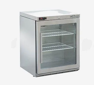 Williams HA135LPGD Amber Glass Door Undercounter Fridge
