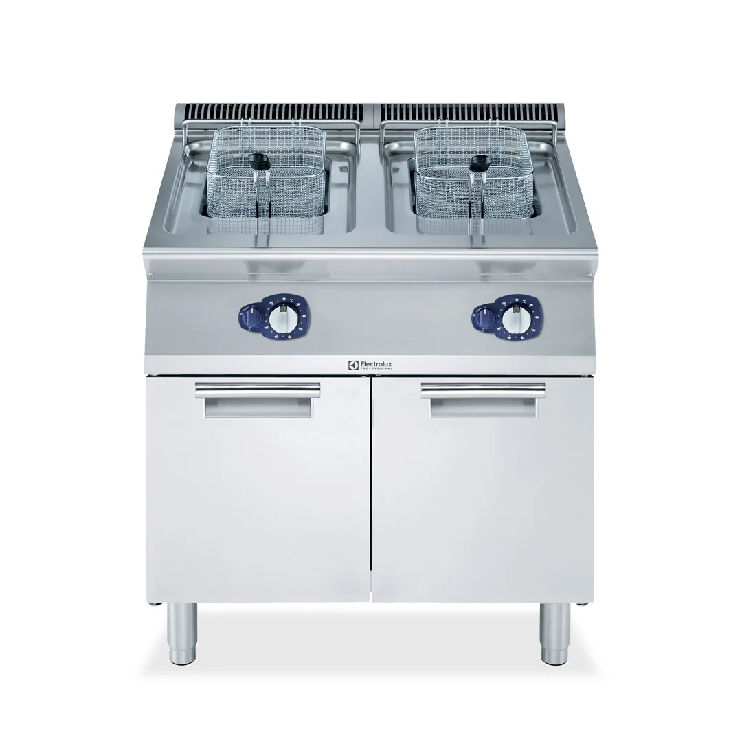 Electrolux Professional 371071 Modular Cooking Range Line 700Xp Two Wells Freestanding Gas Fryer 15 Liter - 770 x 810 x 1030mm