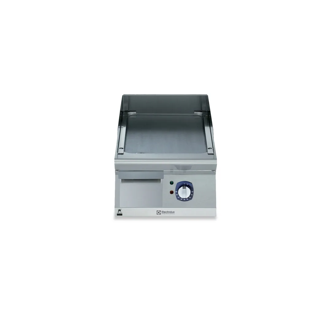 Electrolux Professional 371325 Modular Cooking Range Line 700Xp 400Mm Gas Fry Top Smooth Brushed Chrome Plate - 410 x 770 x 430mm