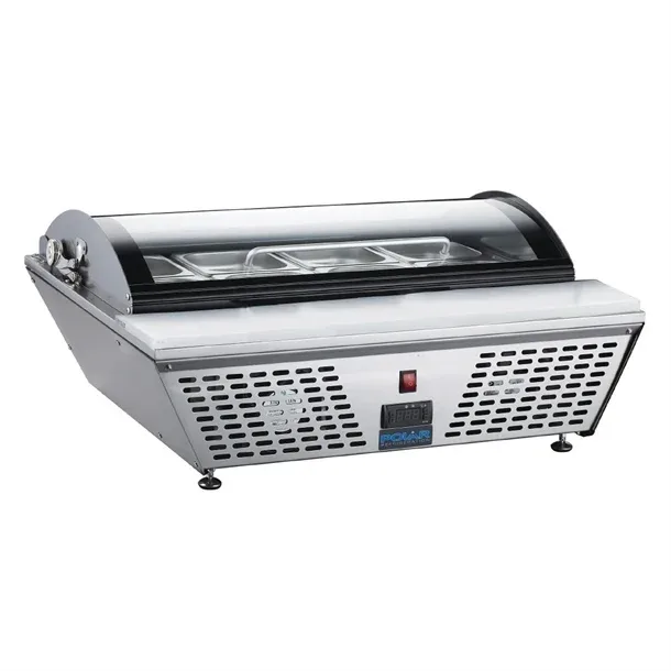 Polar G-Series Energy Efficient Countertop Prep Fridge - 4 x GN 1/3