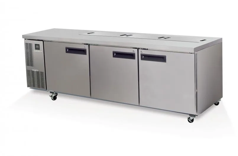 Skope PG800 Prep Pegasus 3 Solid Door 2 1 Preparation Gn Fridge - 2435 x 828 x 771mm