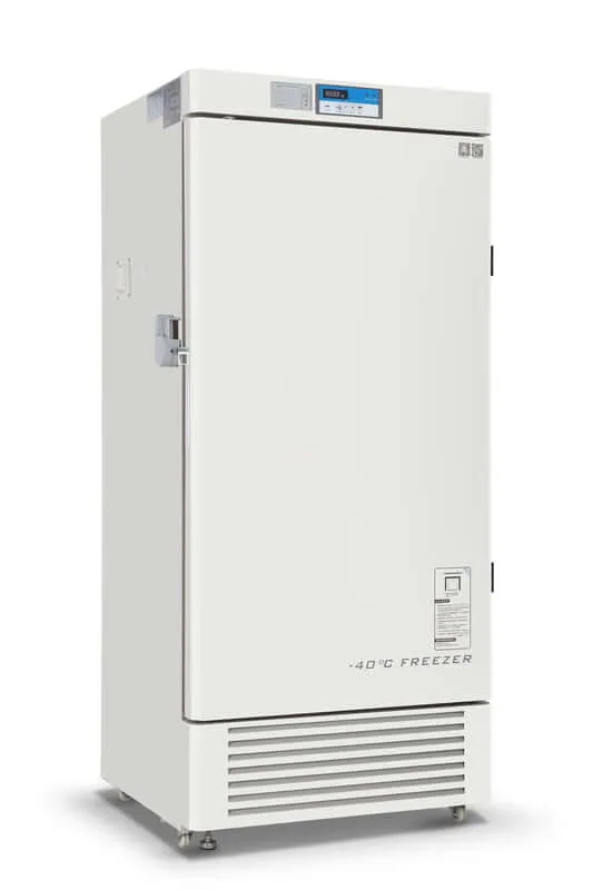 Nuline Refrigeration DW450 1 Solid Door Upright Low Temp Freezer With Digital Control - 850 x 740 x 1935mm