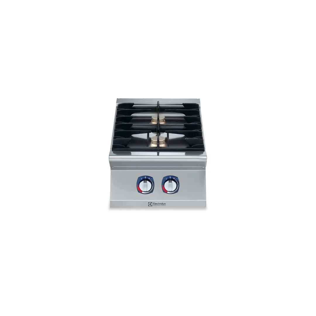 Electrolux Professional 371166 Modular Cooking Range Line 700Xp 2 Burner Gas Boiling Top - 400 x 700 x 250mm