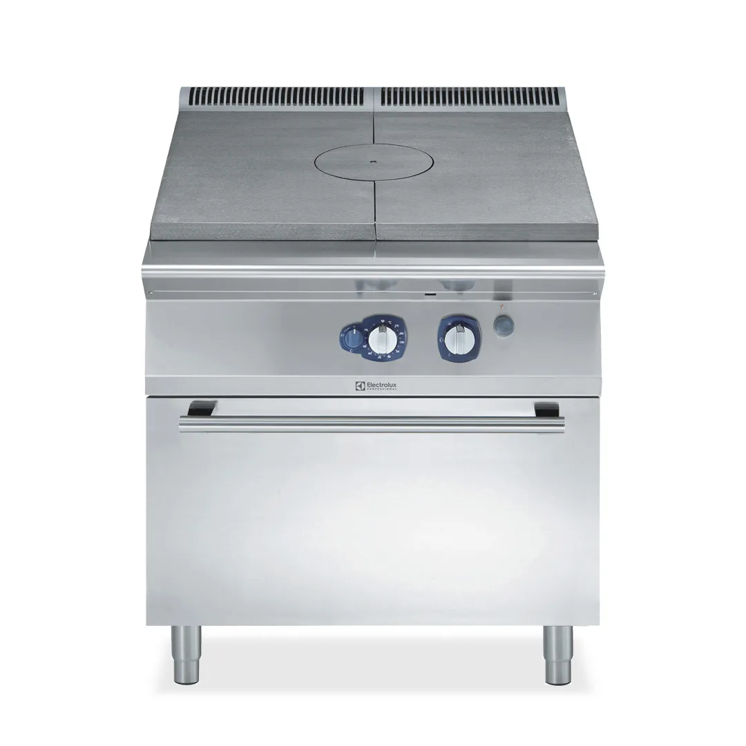 Electrolux Professional 391264 Modular Cooking Range Line 900Xp Gas Solid Top On Gas Oven - 800 x 900 x 850mm