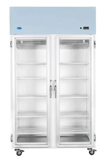 Nuline Refrigeration NLMS 1000/2 Nlms 1000 2 2 E Glass Door Top Mount Laboratory Spark Safe Fridge With Digital Control - 1200 x 700 x 2100mm