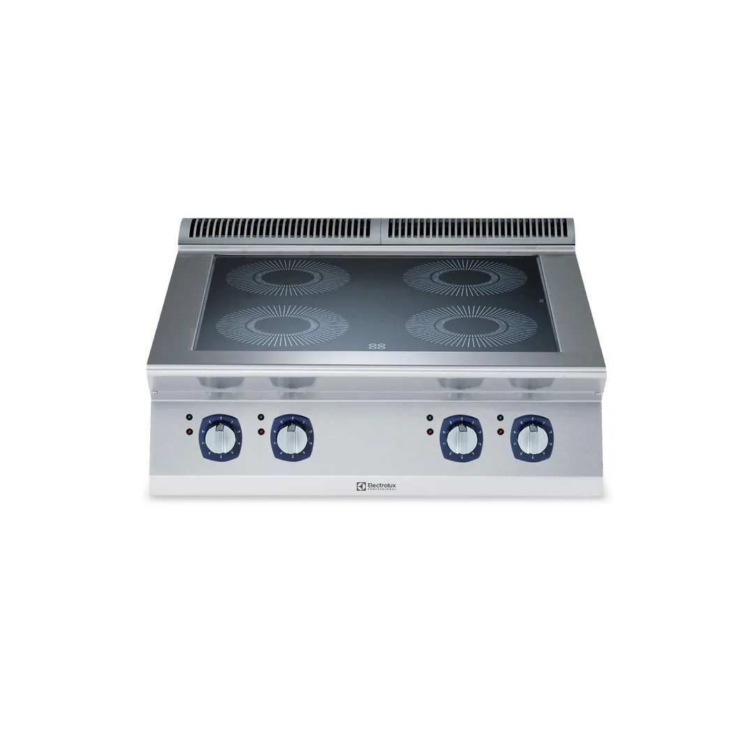 Electrolux Professional 371021 Modular Cooking Range Line 700Xp 4 Hot Plate Electric Induction Cooking Top Range - 770 x 810 x 430mm