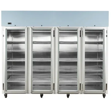 Nuline Refrigeration NLM 2170/4 Nlm 2170 4 4 E Glass Door Top Mount Laboratory Fridge With Digital Control - 2400 x 700 x 2100mm