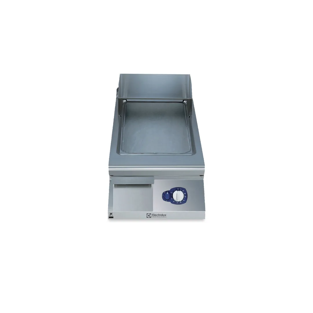 Electrolux Professional 391402 Modular Cooking Range Line 900Xp 400Mm Gas Fry Top Smooth Brushed Chrome Plate - 400 x 900 x 250mm