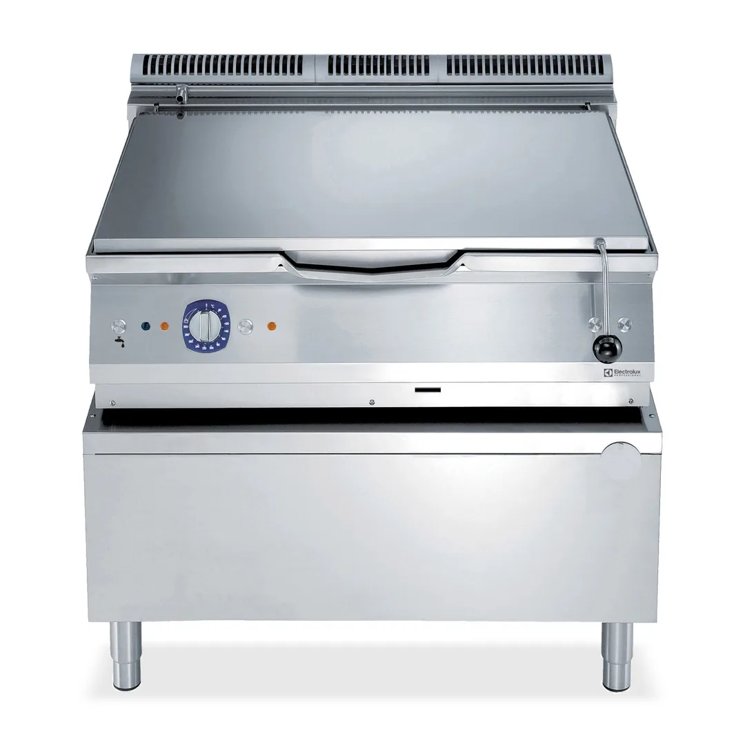 Electrolux Professional 391424 Modular Cooking Range Line 900Xp Gas Bratt Pan 80Lt With Duplex Bottom Auto Tilting - 900 x 800 x 860mm