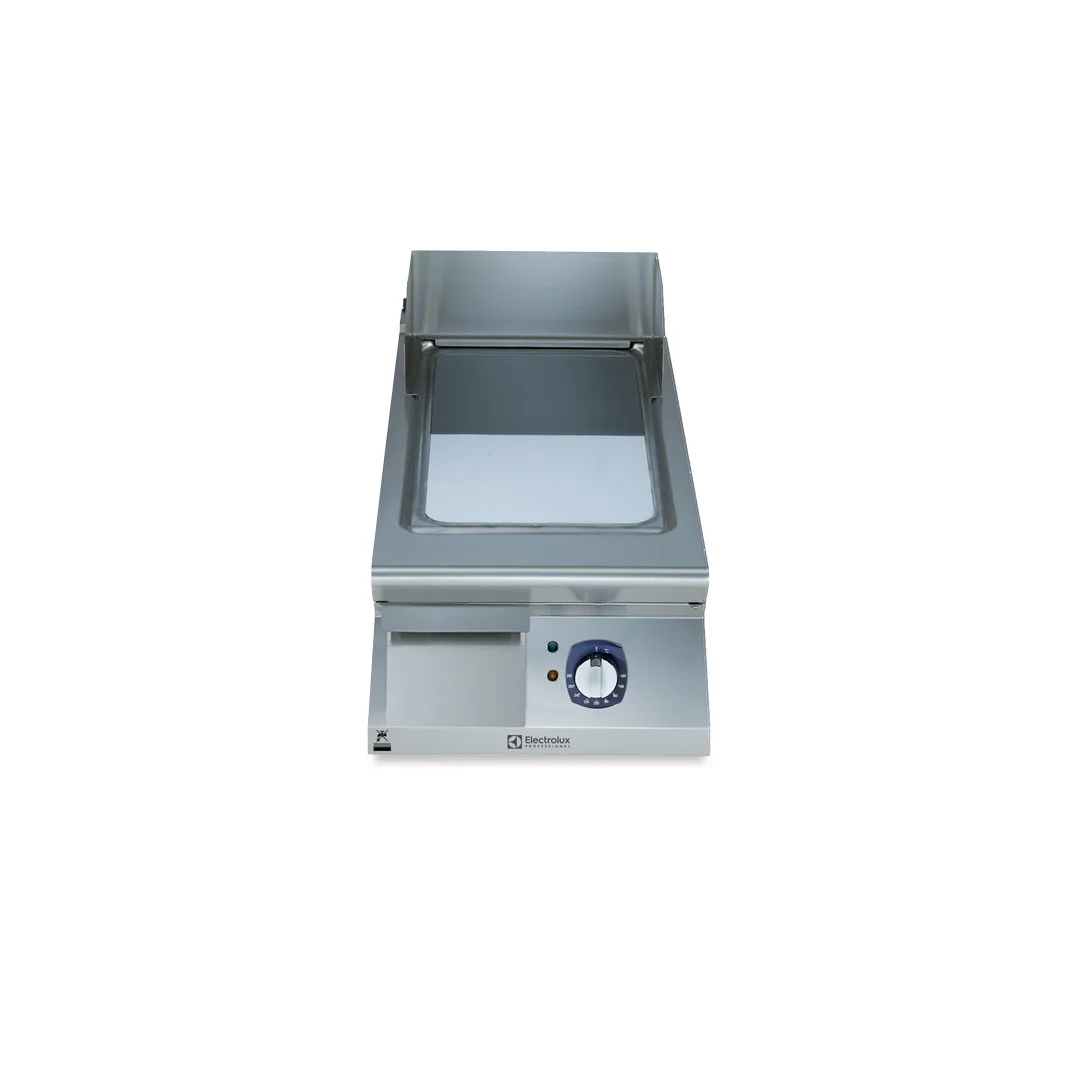 Electrolux Professional 391072 Modular Cooking Range Line 900Xp Half Module Electric Fry Top Smooth Polished Chrome Plate - 410 x 970 x 480mm