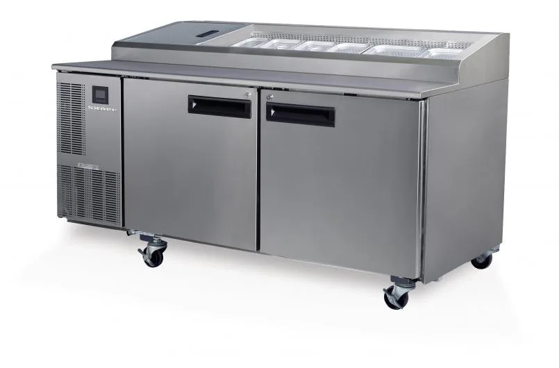 Skope PG500 Pizzar Pegasus 2 Solid Door 2 1 Pizza Gn Remote Fridge - 1750 x 830 x 900mm