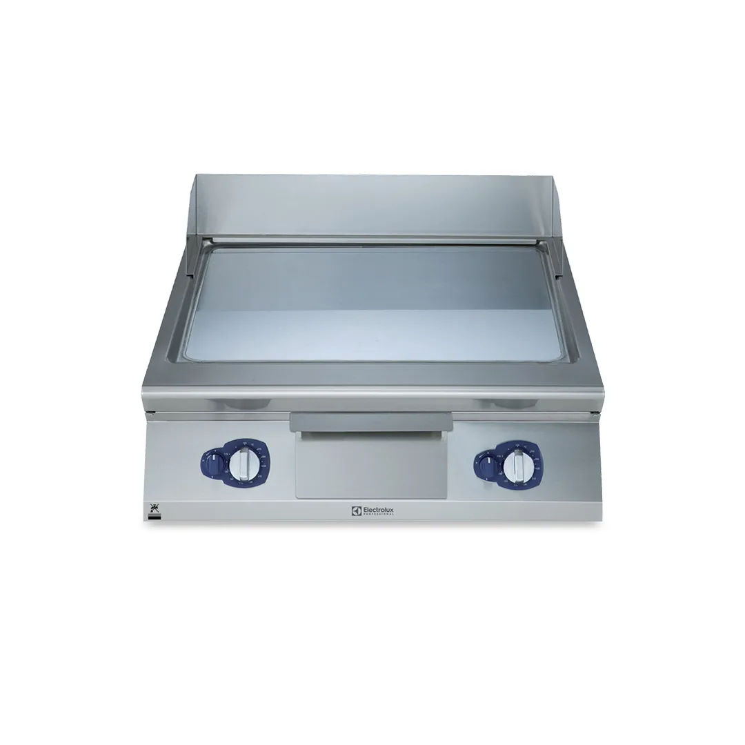 Electrolux Professional 391054 Modular Cooking Range Line 900Xp Full Module Gas Fry Top Smooth Polished Chrome Plate - 960 x 810 x 480mm